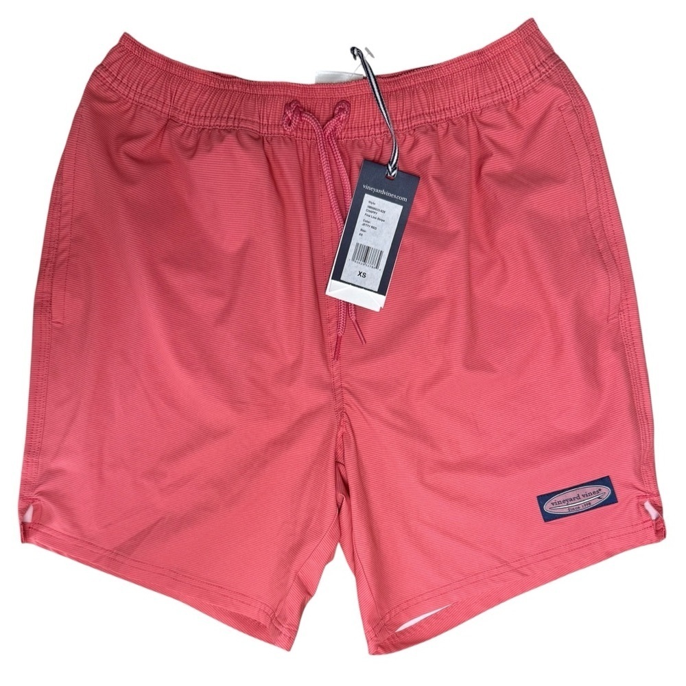 NWT Vineyard Vines Men’s Chappy Swim Trunks XS – Cherry Red - Picture 2 of 5
